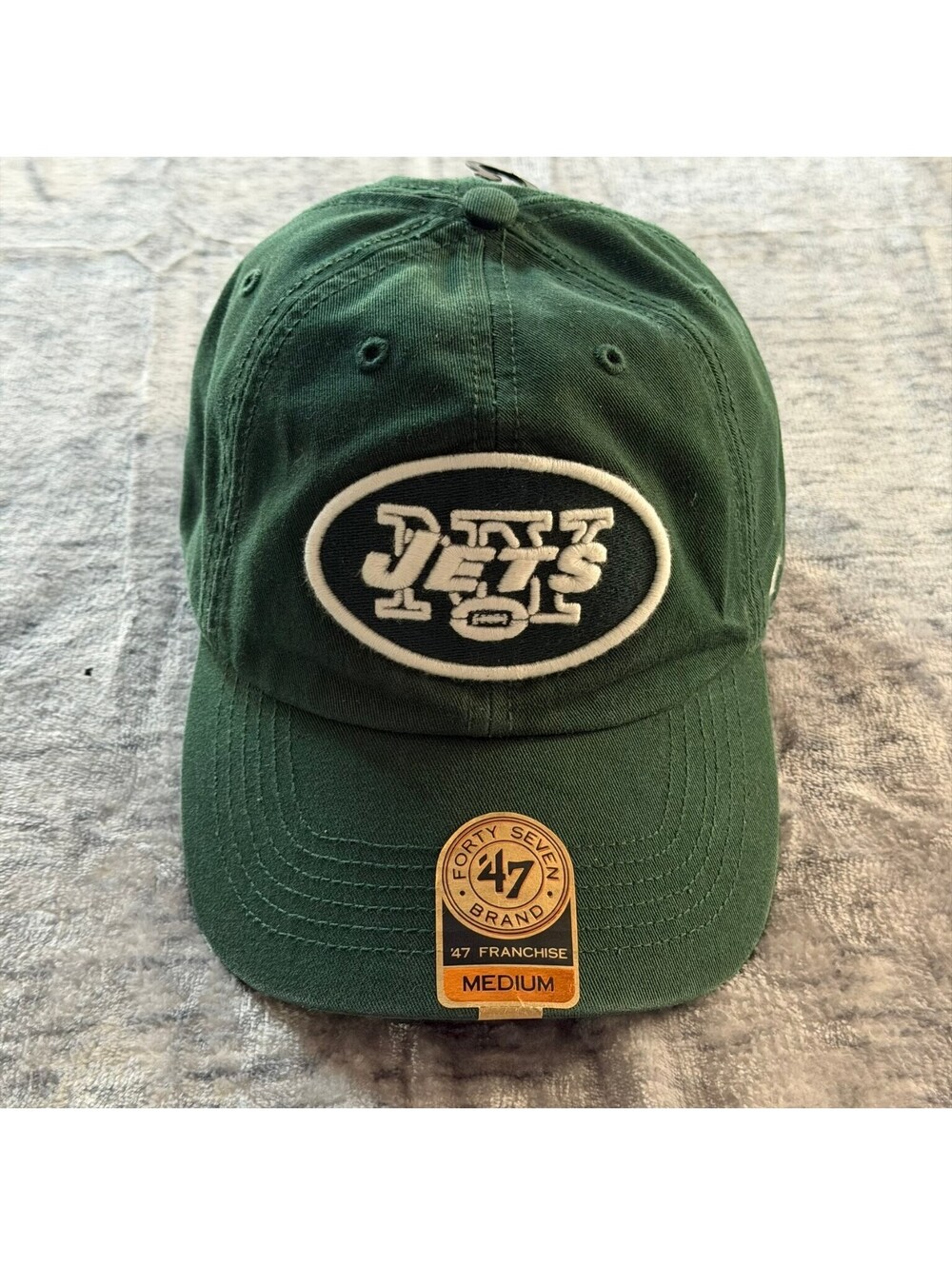 New York Jets '47 Brand Fitted Hat Cap Medium NFL Embroidered